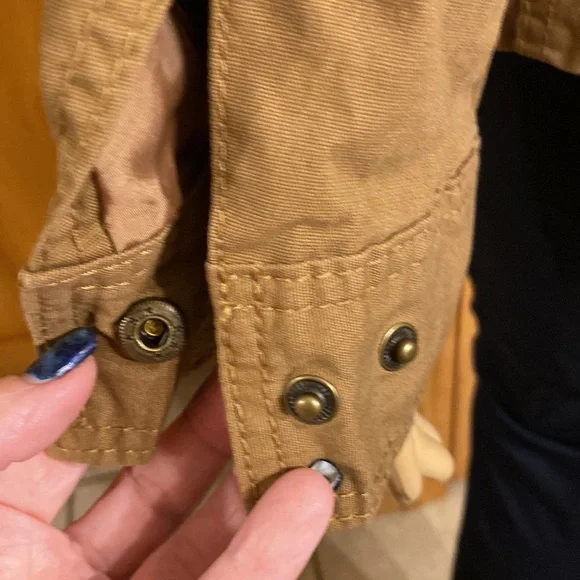 Women's Brown Lined Utility Anorak Jacket with 4 pockets - Universal Thread - Picture 6 of 13